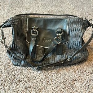 Silver Coach Purse